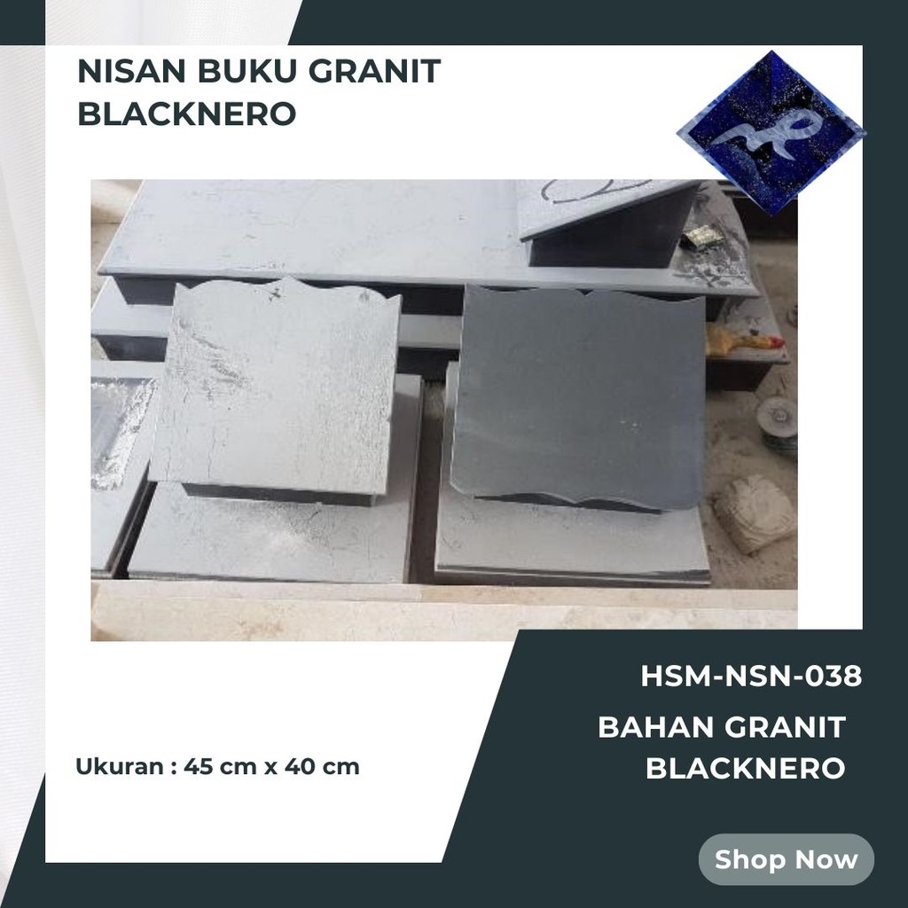 Nisan Buku Granit Blacknero