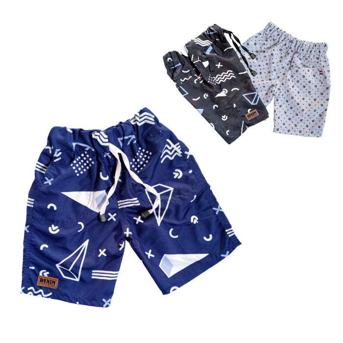 COD TERMURAH Celana Pendek Anak Cowok laki laki Motif umur 1 - 6 tahun Celpen Anak Cowok  1 2 3 4 5 