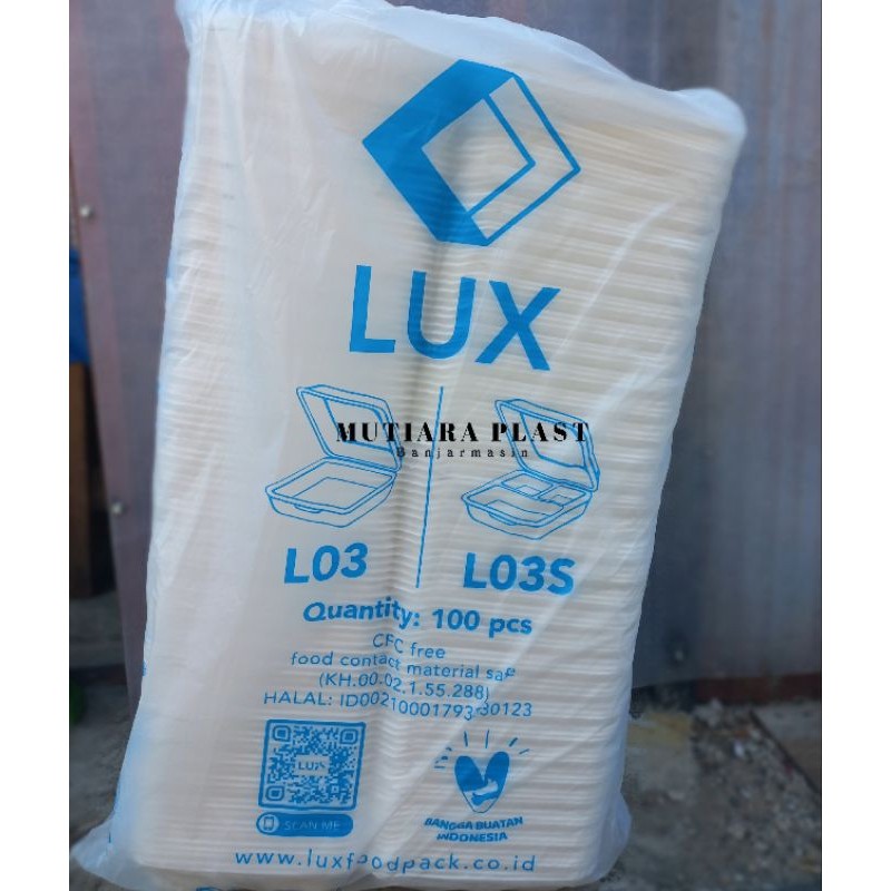 Styrofoam LUX L03S / BESAR SEKAT( isi 100 )