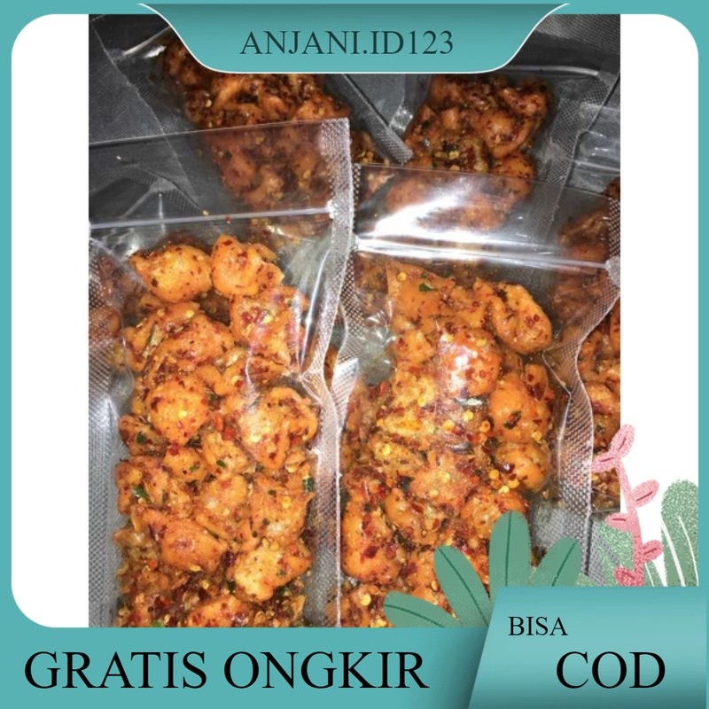 

Siomay mini kering Extra pedas Daun jeruk isi 100 gram