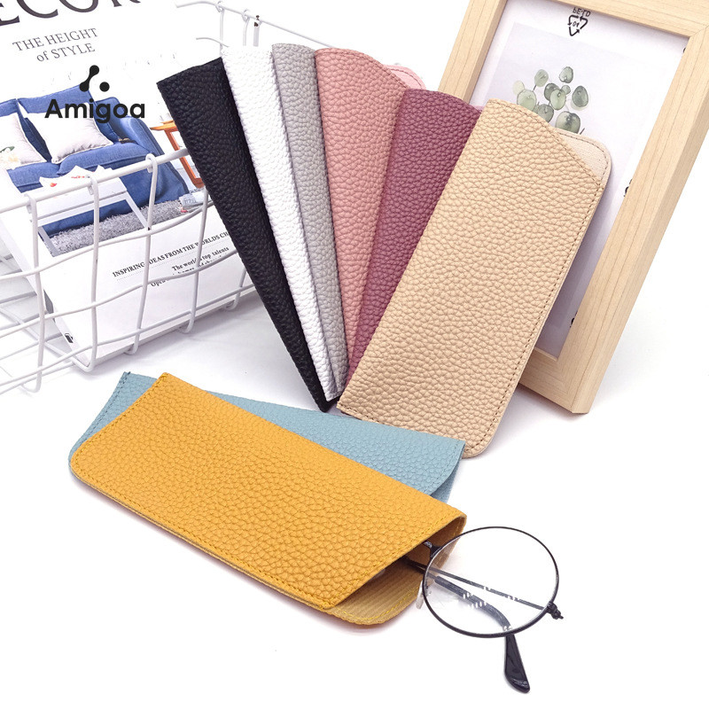 Kasus Kacamata Presbiopia PU,Tas Kacamata ,Kulit Tas, Kacamata Kulit Tas, Kulit Menebal Penutup Kaca