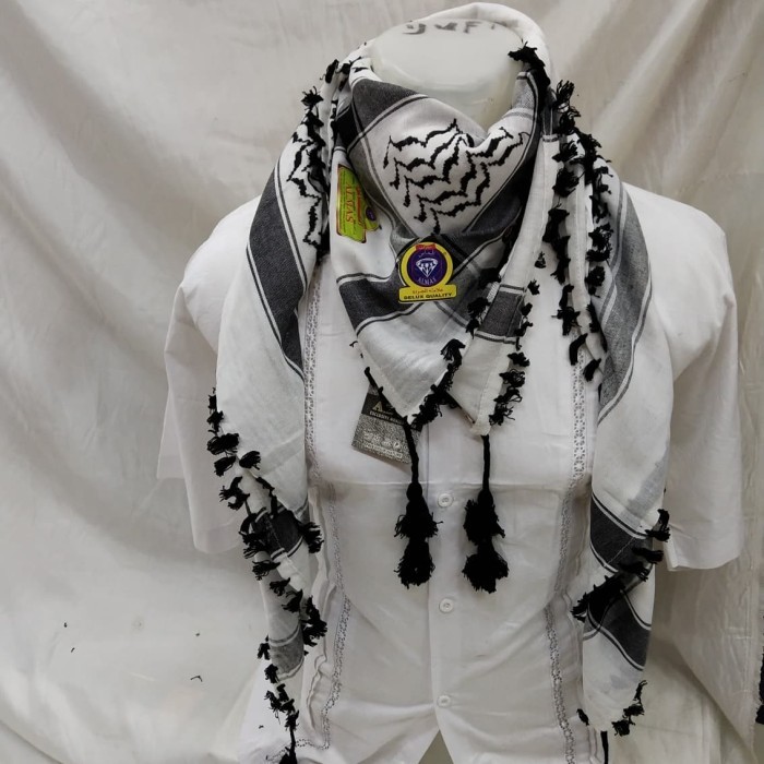 sorban hitam putih new almas