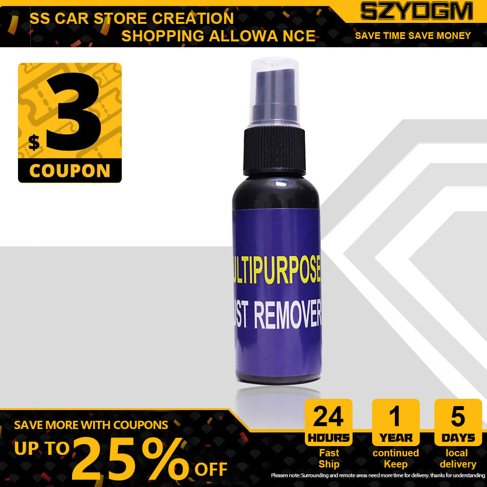 50ML Auto Window Rust Remover Derusting Spray Car Maintenance Cleaning Rust Converter Rust Remover M