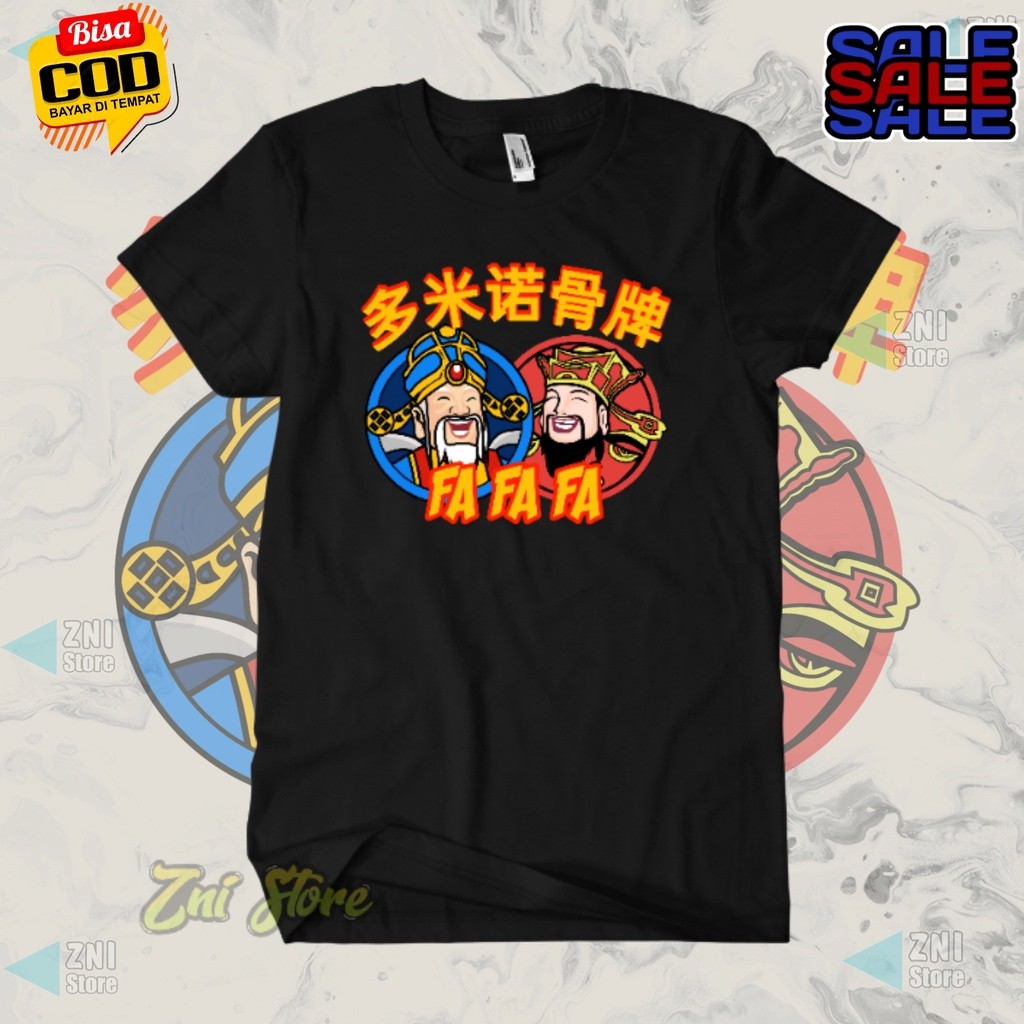 Kaos Atasan T-Shirt Distro Scatter Fafafa Highs Domino Island Unisex Cewe / Cowo / Wanita / Pria