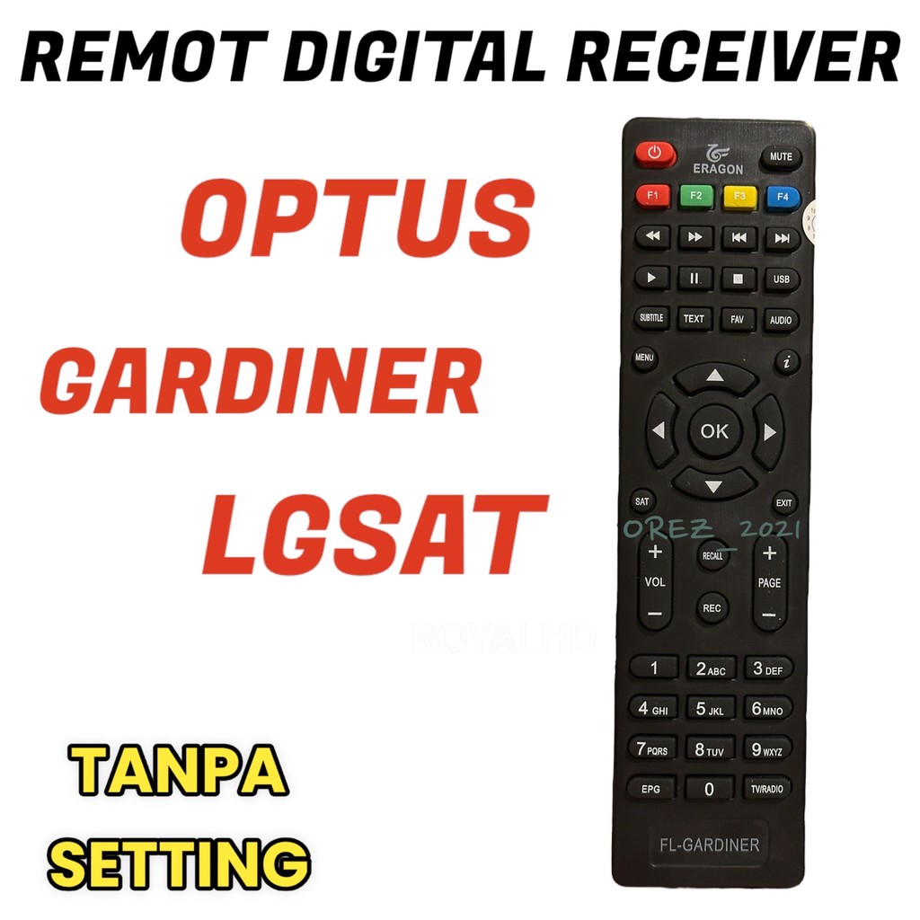 REMOT DIGITAL RECEIVER R21 OPTUS / GARDINER / LGSAT MULTI JOKER GOL UNIVERSAL