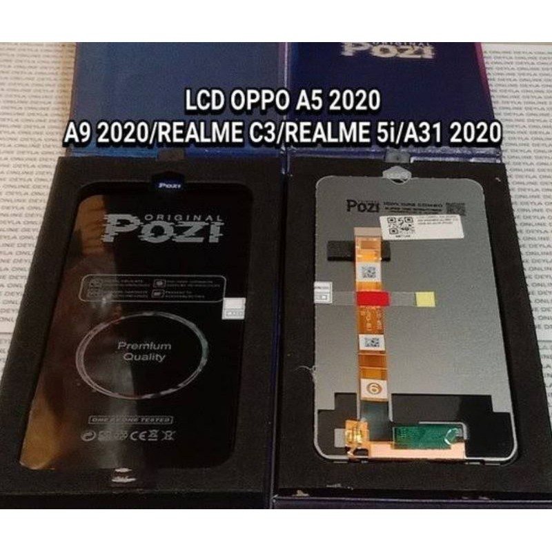 LCD Touchscreen Fullset Realme 5 / 5i / A5 2020 / CPH1931/ A9 2020 / A11X / CPH1937 / A31 2020 / CPH