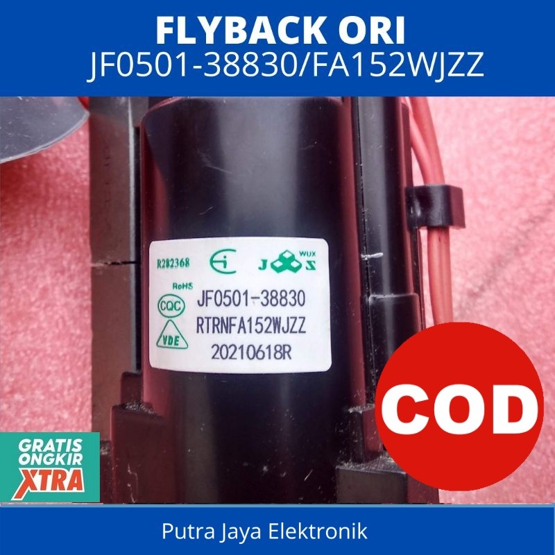 Flyback JF0501 38830 FA152wj untuk tv sharp 29 in