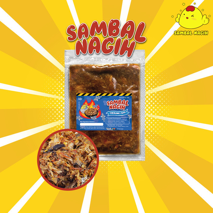 New[Promo] Sambal Nagih - Sambal Cakalang Fufu Suwir Asap - Cakalang Sachet