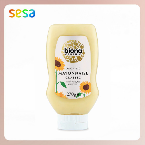 

BIONA ORGANIC Mayonnaise Squeezy 270gr - Gluten FREE