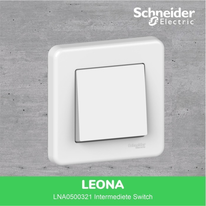 Schneider Electric Wiring LEONA  Saklar Perantara (Intermediate) Leona - LNA0500321