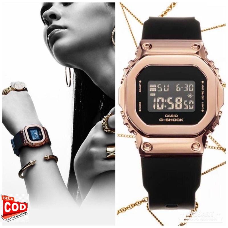 Jam Tangan Pria/wanita Casio G-shock digital kotak new rubber GM5600