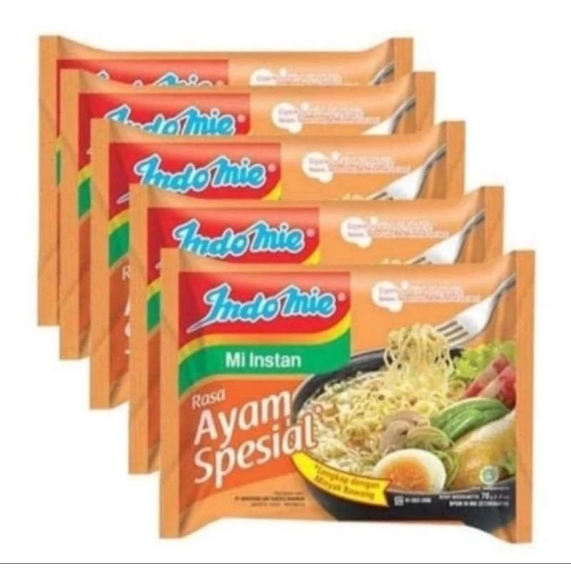 

Indomie Rasa Ayam Spesial 5 Pcs - MIE INSTAN