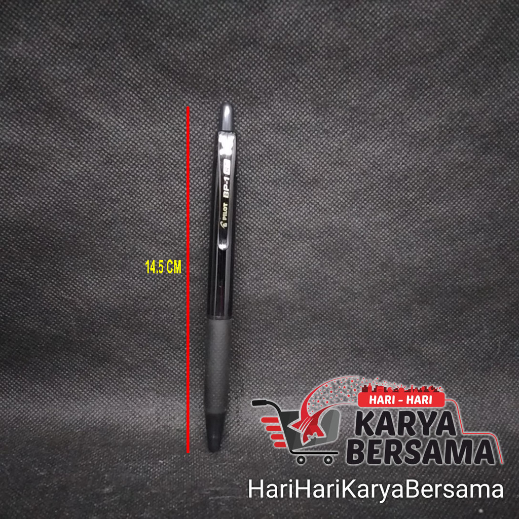 

PILOT BALL POINT PULPEN MEDIUM BP-1RT WARNA BLACK 1PCS