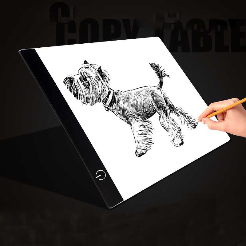 

DAMLED Drawing Tracing Board LED A4 Adjustable Light with Dot Scale - D30 COD Murah Kualitas Import