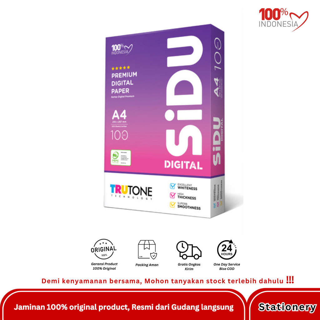 

SIDU HVS A4/100GSM RIM