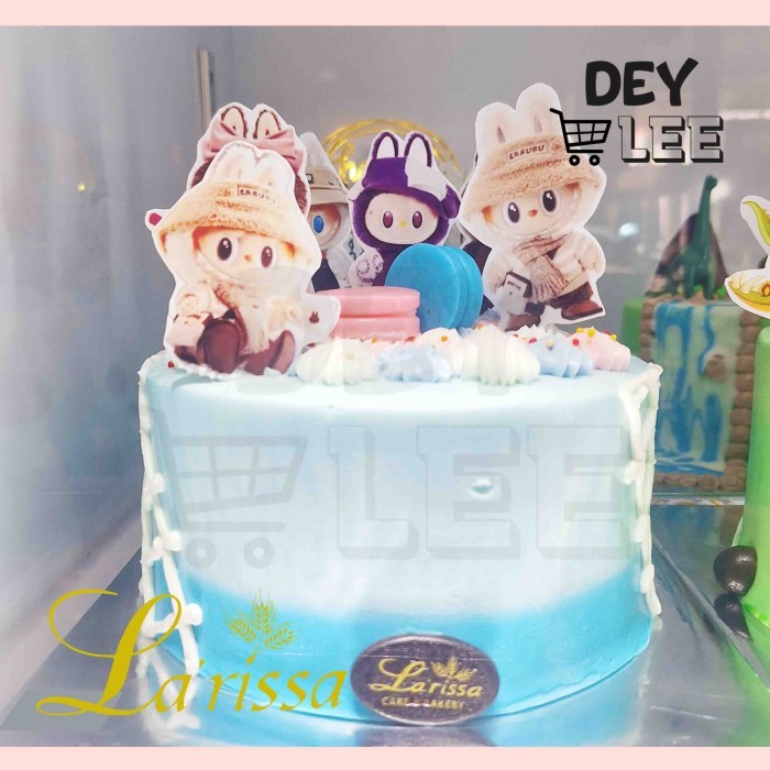 

LARISSA Kue Ulang Tahun LABUBU Bulat 15cm Birthday Cake Bandung