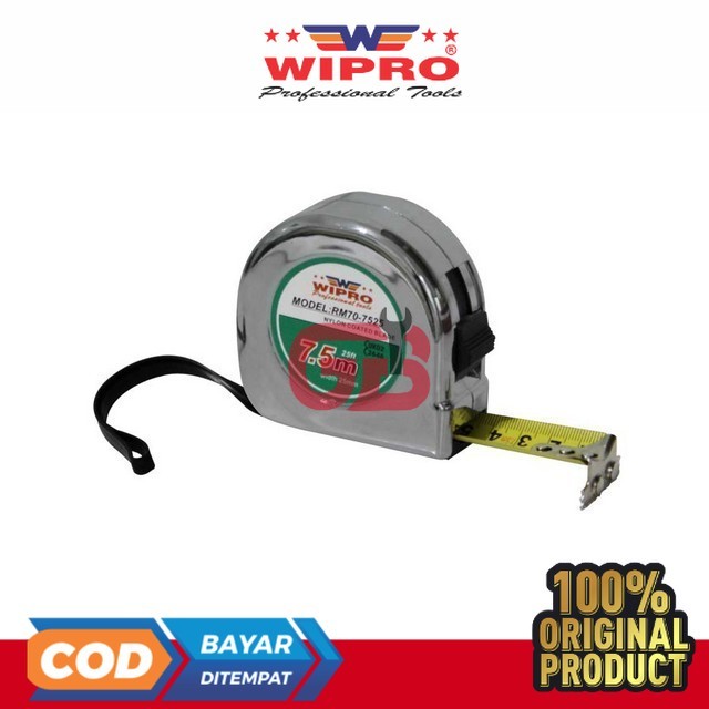 Roll Meter Type RM70  3Mx16mm (w/Magnet)  5Mx19mm (w/Magnet) Wipro