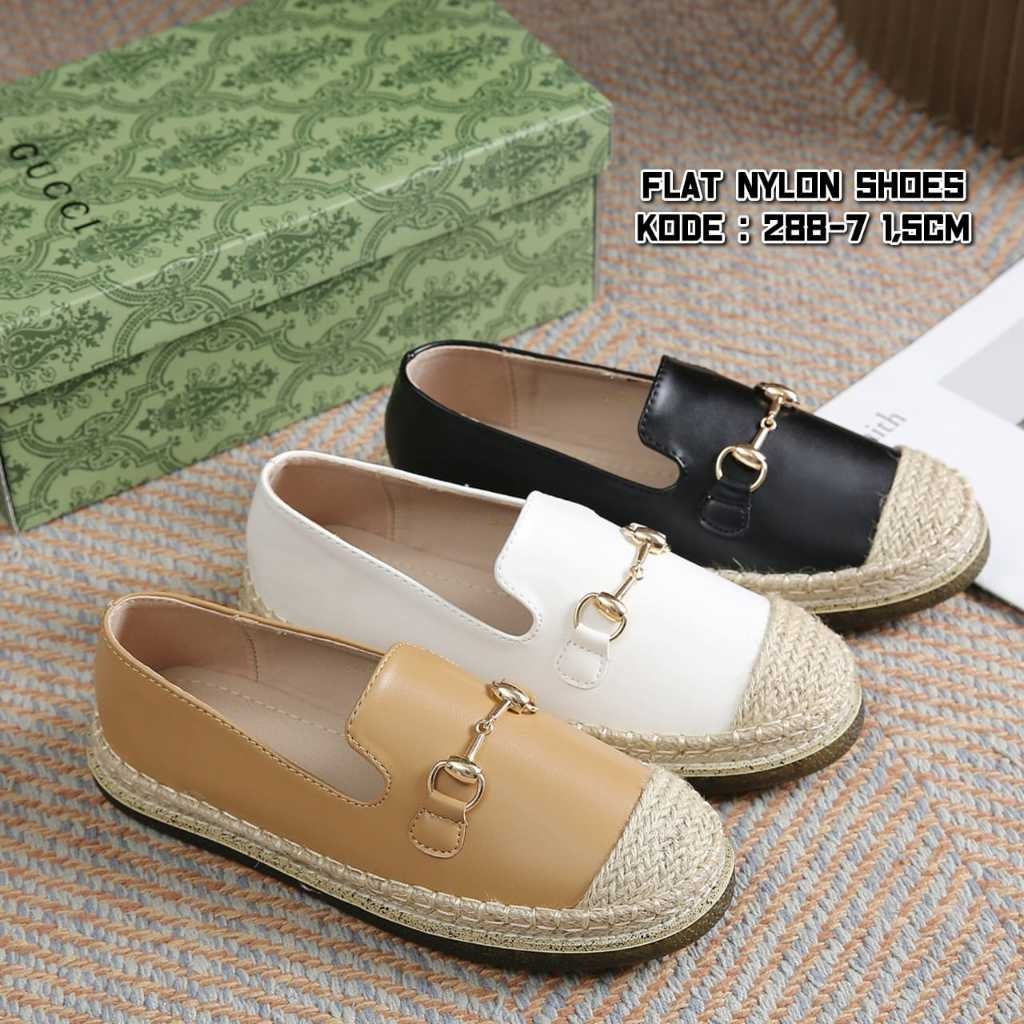 ladiesstownshoes - FLAT NYLON SHOES 288-7