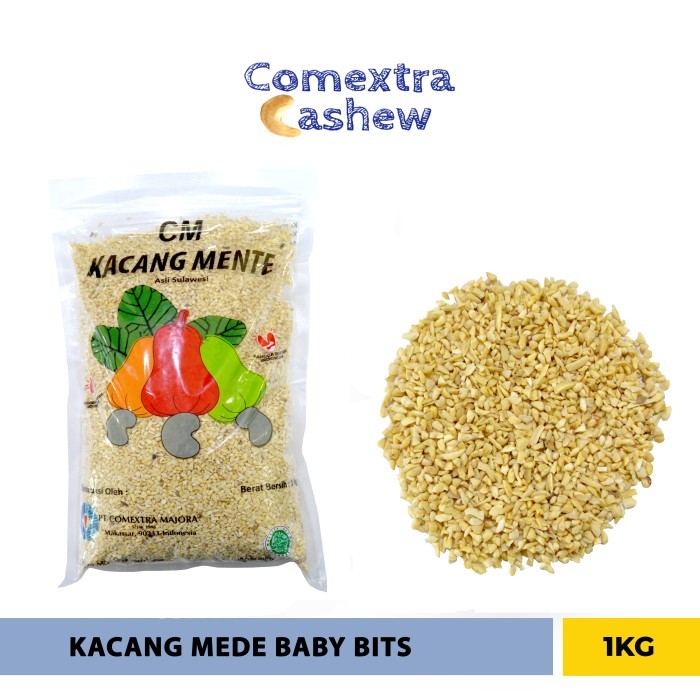 

Best Seller Baby Bits Kacang Mede / Mede Menir - Kacang Mente Mete - BABY BITS 1 KG