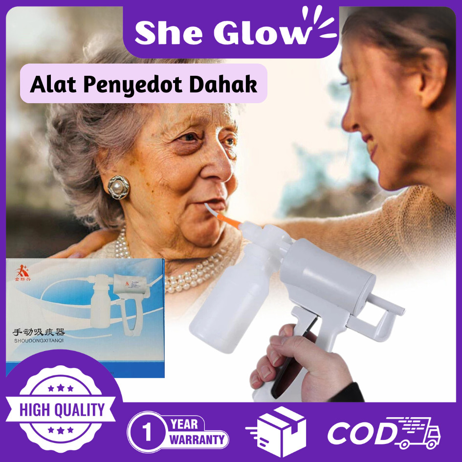 She Glow (GARANSI 1 TAHUN) Suction pump manual hand alat suction penyedot dahak suction pump suction