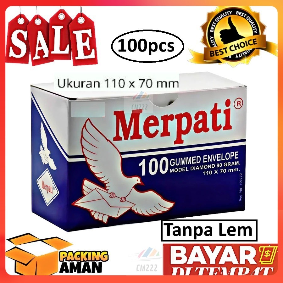 

Amplop Putih Mini Merpati kecil isi 100pcs