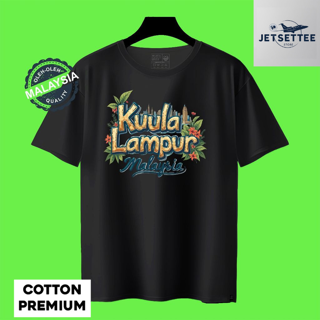 Kaos Oleh - Oleh Malaysia, Kuala Lumpur, Genting T-Shirt Cotton Combed - SOUVENIR PREMIUM GIFT Jetse