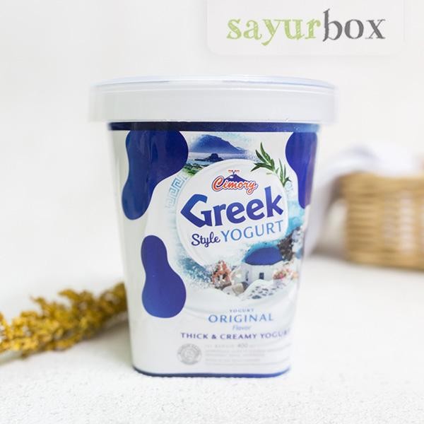 

Cimory Greek Yogurt Plain 400 ml Sayurbox