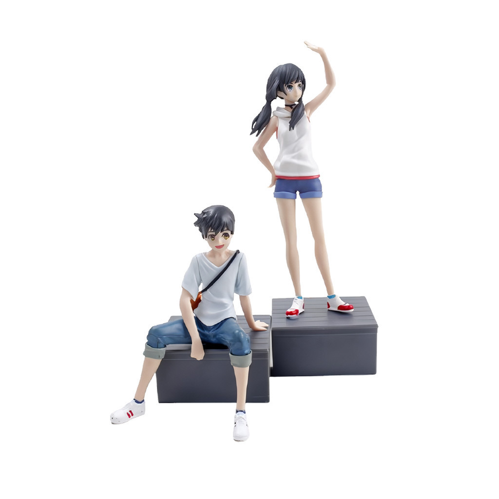 Hodaka Morishima Hina Amano Tenki no Ko Action Figure