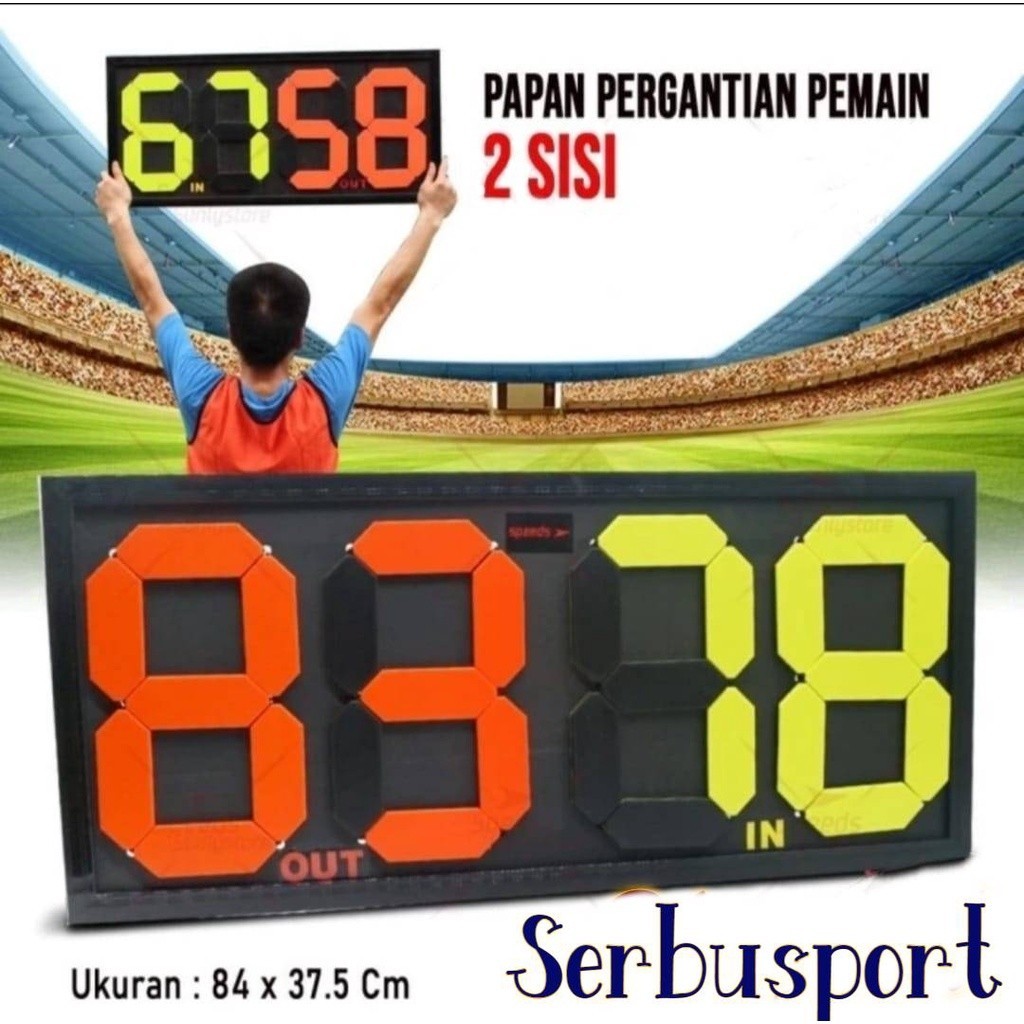 

Papan Pergantian Pemain EXCHANGE BOARD In And Out