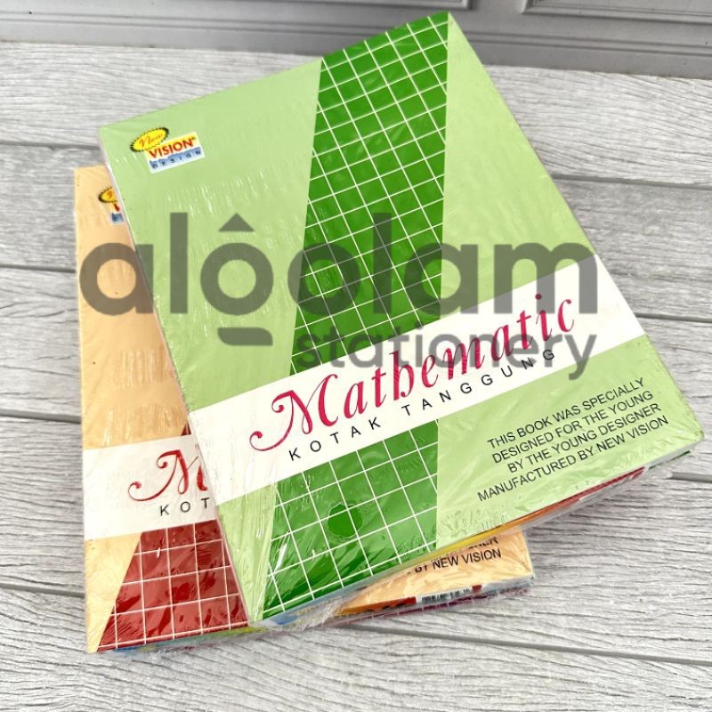

SATU PACK ( 10 PCS ) Buku Kotak Tanggung Vision lengkap