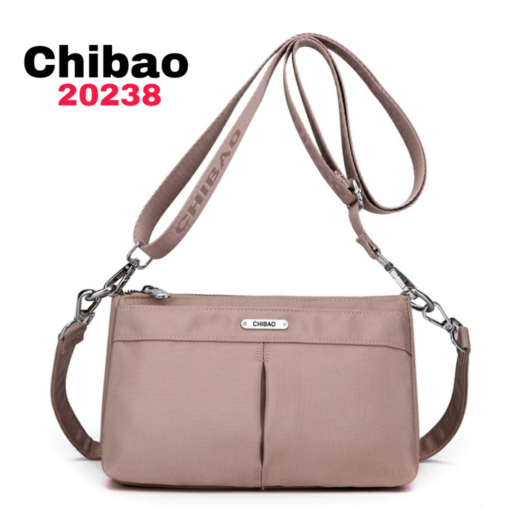 MADARSHOP  Chibao ori - Tas selempang chibao 20238 tas wanita bahan kanvas slingbag wanita