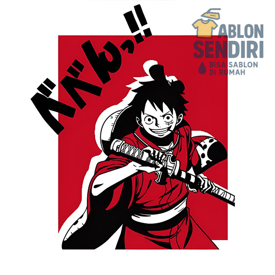 Sablon Gosok - ANIME - Siap Setrika - Sablon Desain Lengkap - Sesuai Gambar UN221