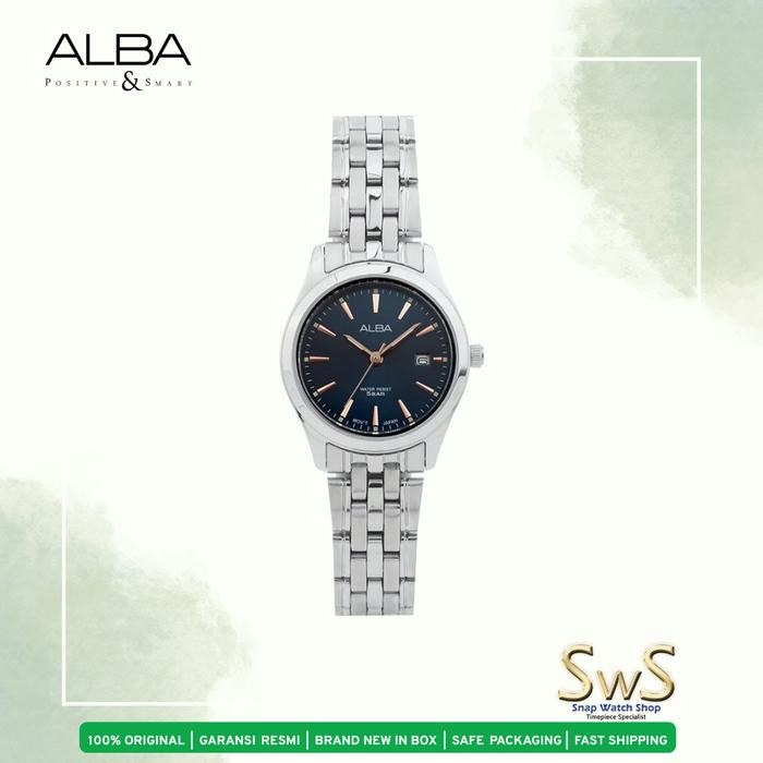 Jam Tangan Wanita Alba AH7BN1 AH7BN1X1 Fashion Quartz Original Garansi Resmi