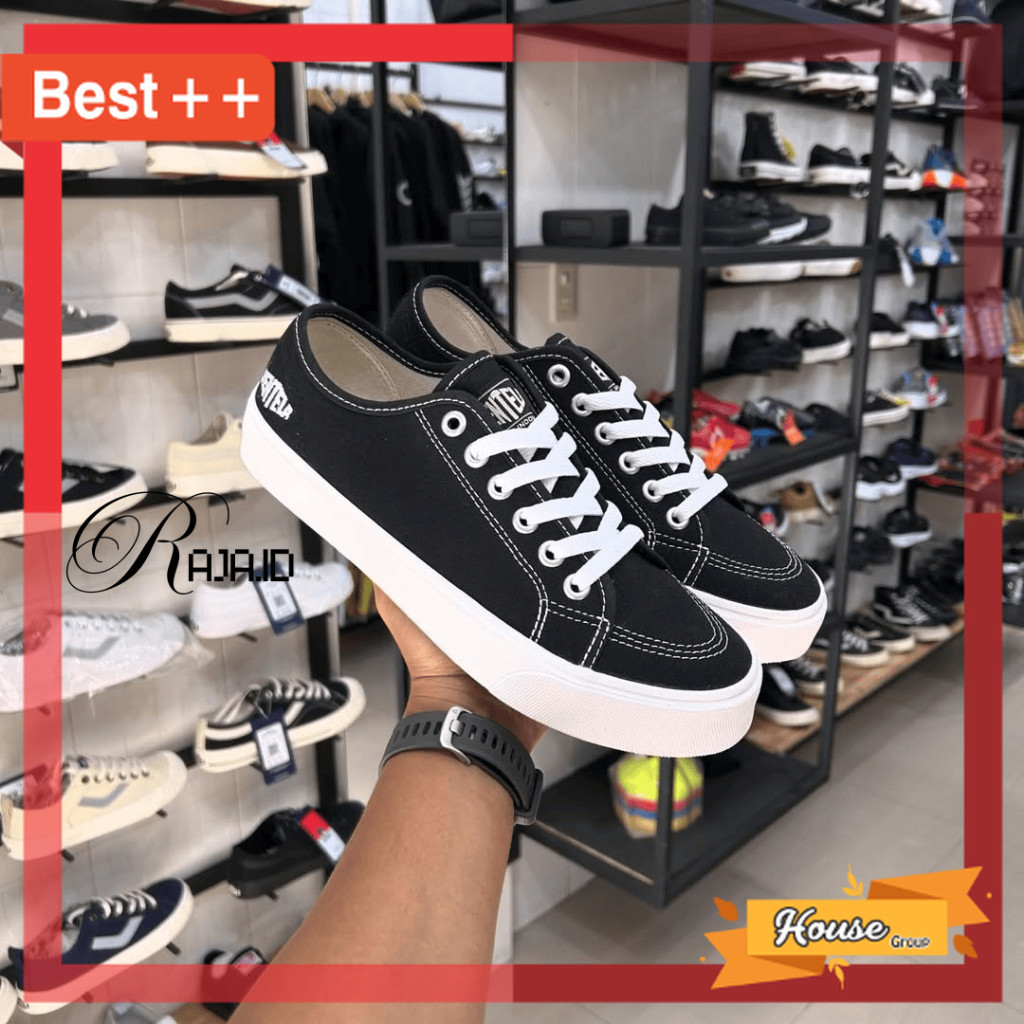 SEpatu sekolah anak murah / Sepatu Ventela Alpha Low Black Natural / Sepatu Ventela / Sepatu Sekolah