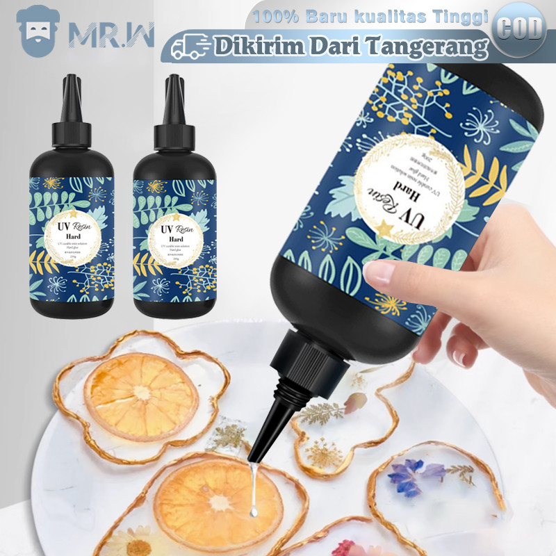 

​​200/250g Resin Ultraviolet Hard Pilihan Utama Lem UV Resin Hard Untuk Craft DIY