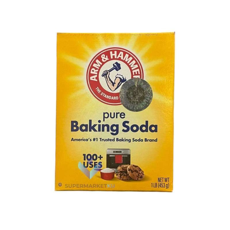 

Arm & Hammer Pure Baking Soda Box 453gr (1LB)