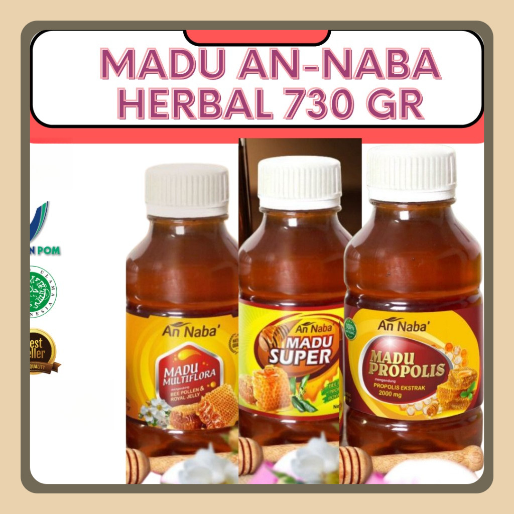 

FREE GIFT MADU MURNI MULTIFLORA PROPOLIS SUPER AN NABA (ex Al-kautsar) SUPLEMEN TUBUH ALAMI