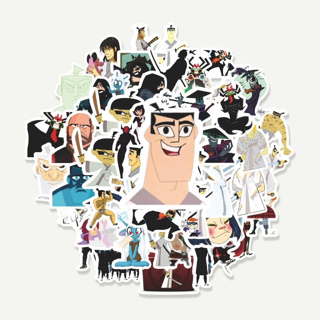 

Sticker Pack Sticker Kartun Samurai Jack Sticker | Sticker TUMBLR | Stiker LAPTOP KOPER HELM