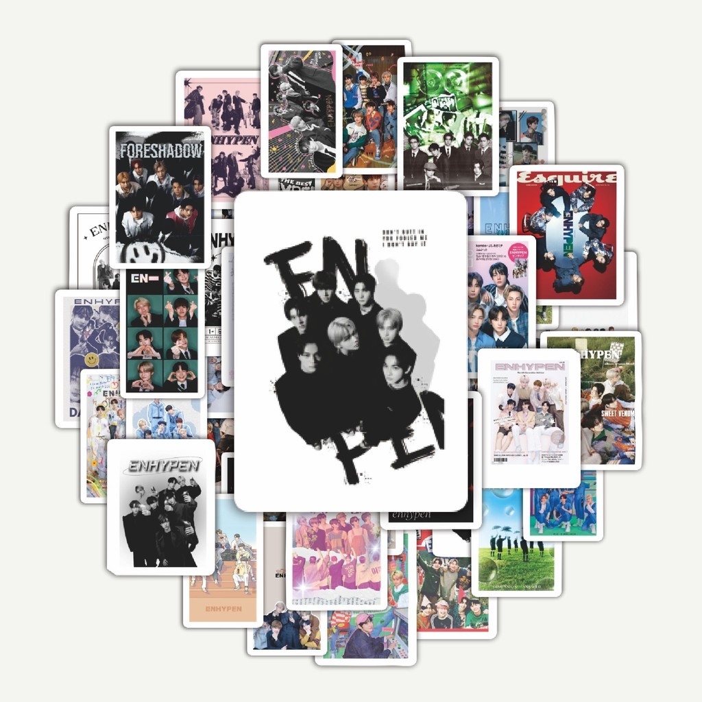 

Sticker Pack Stiker Enhypen | Sticker TUMBLR | Stiker LAPTOP KOPER HELM