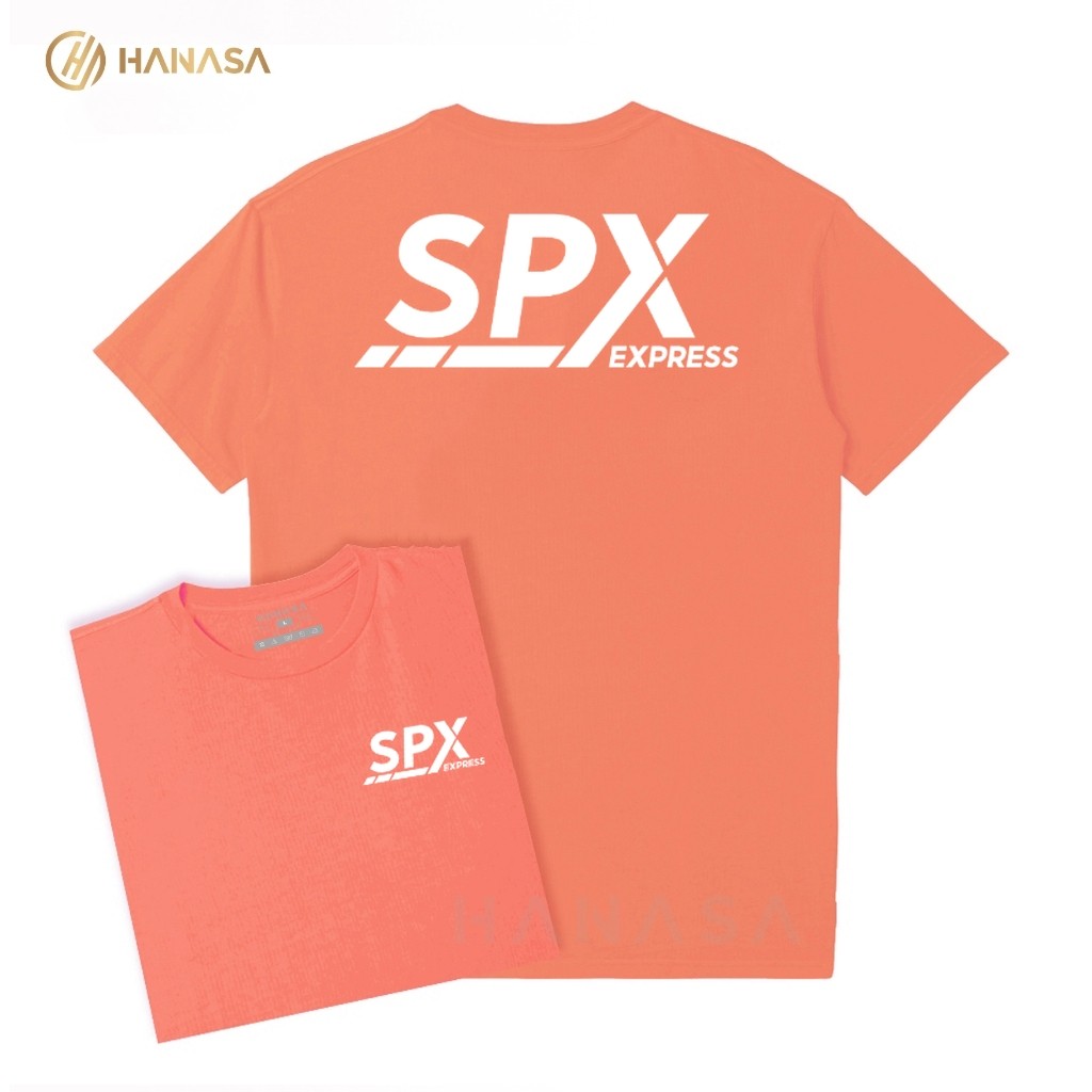Kaos T-Shirt Wanita | Kaos Pria DB SPX Express Text White | Unisex 100% Cotton Combed