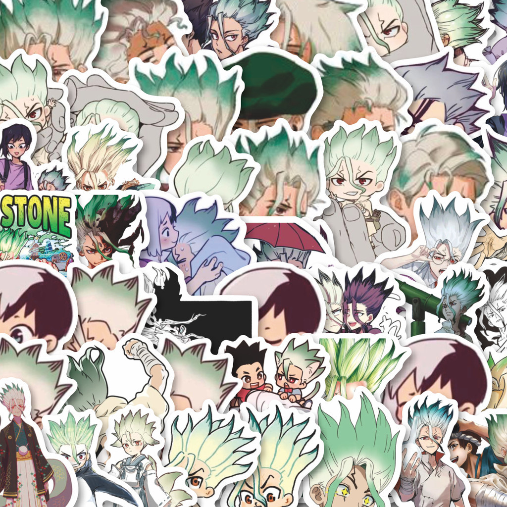

Stiker Cutting Pack Sticker Anime Dr.Stone Sticker Isi 100Pcs Series Aesthetic Lucu Keren Untuk Koper Bahan Vynil