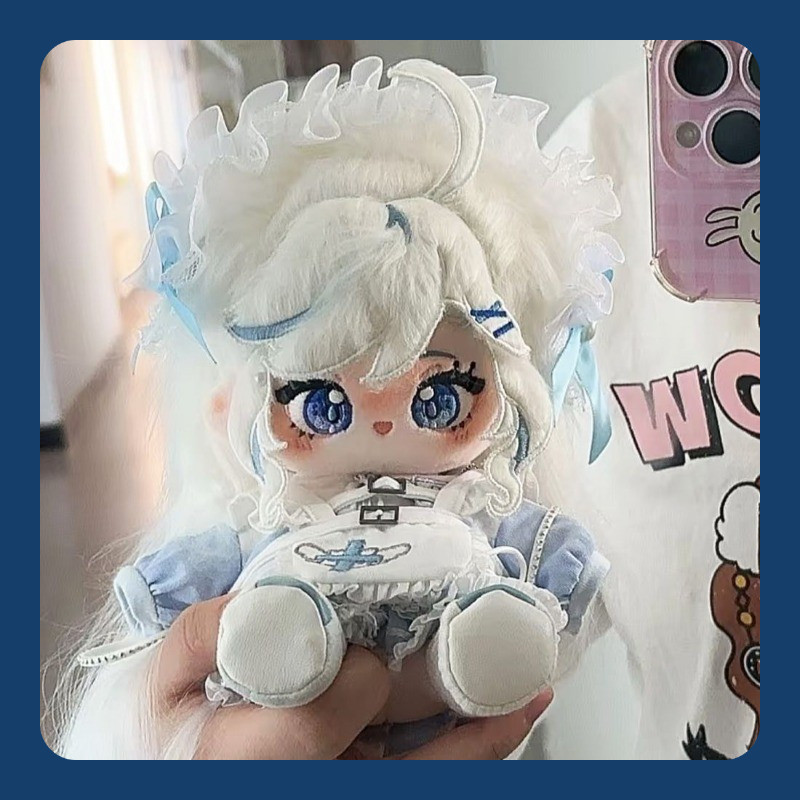 20cm Genshin Impact Furina Focalors Cotton Doll Cute Doll Doll Gives Girlfriend A Birthday Gift