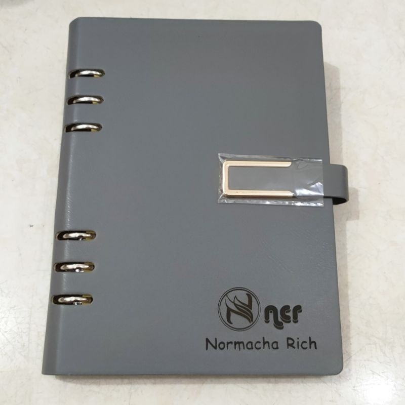 

Notebook Binder HS-AG01 Agenda Kulit 6 Ring | Buku Catatan Diary Kuliah Kerja Cover Kulit Uk A5