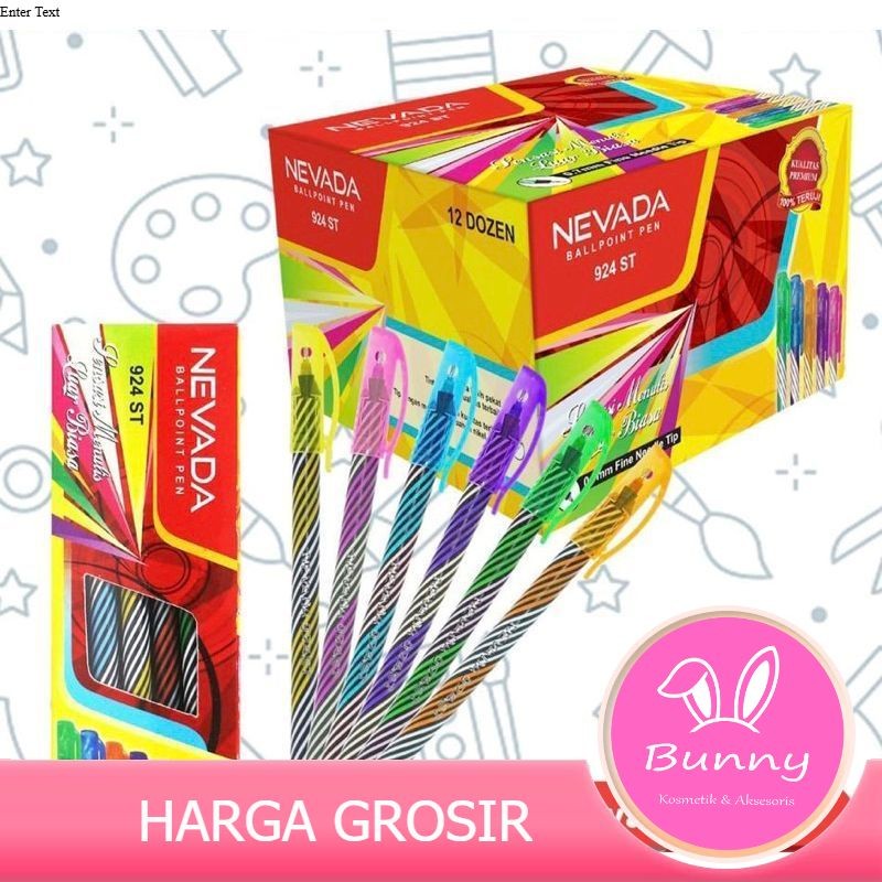 

[1 Lusin = 12 Pcs] Pulpen Lilin Ulir Spiral – Ballpoint Warna-Warni NEVADA / MONTANA Murah & Unik Harga Grosir Bisa Cod