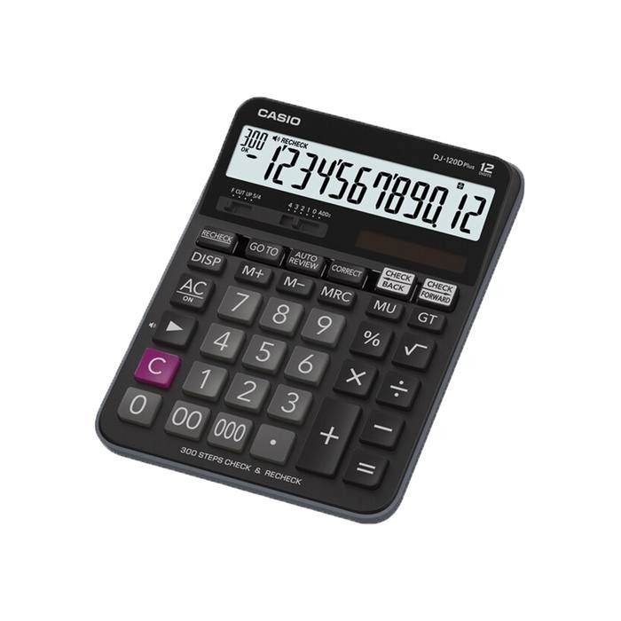 

Casio Calculator DJ-120D PLUS Kalkulator Plastic Plastik - DJ-120D Plus