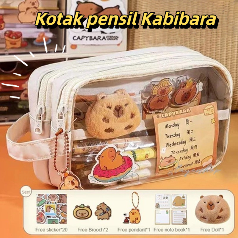 

Capybara Tempat Alat Tulis Kotak Pensil / Aesthetic Tas PenaTempat Pencil Tas Pensil Kapasitas Besar / Pencil Tas Pensil Multifungsi Siswa
