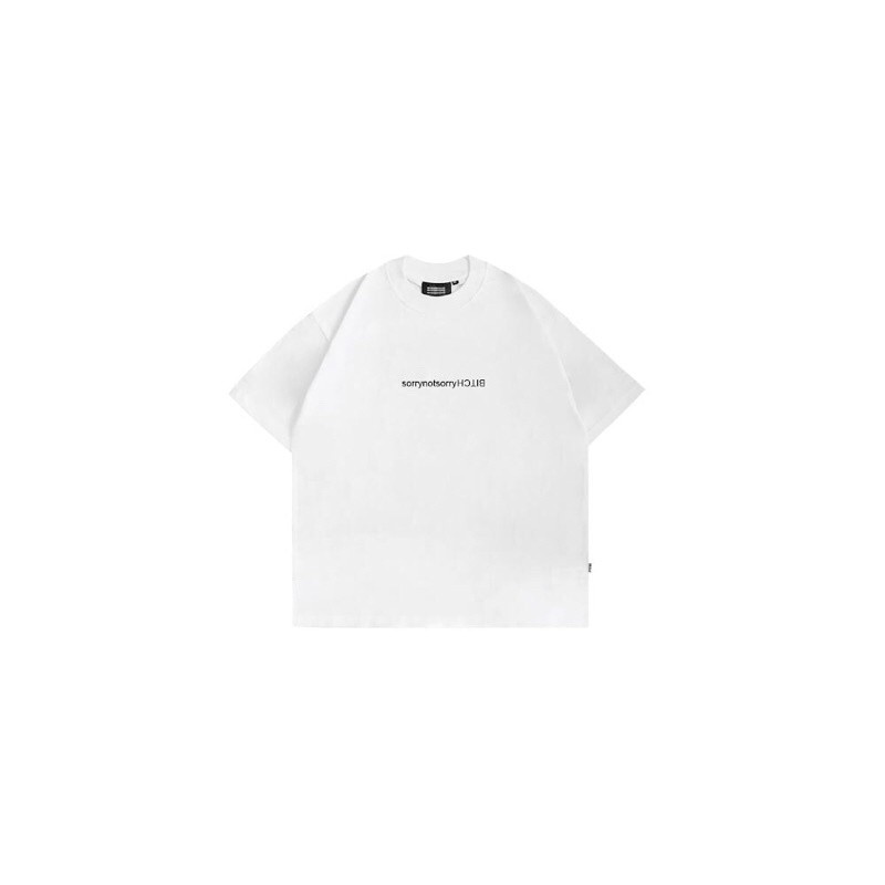 OUTLOG WHITE | TSHIRT | SORRYNOTSORRY.BI+CH