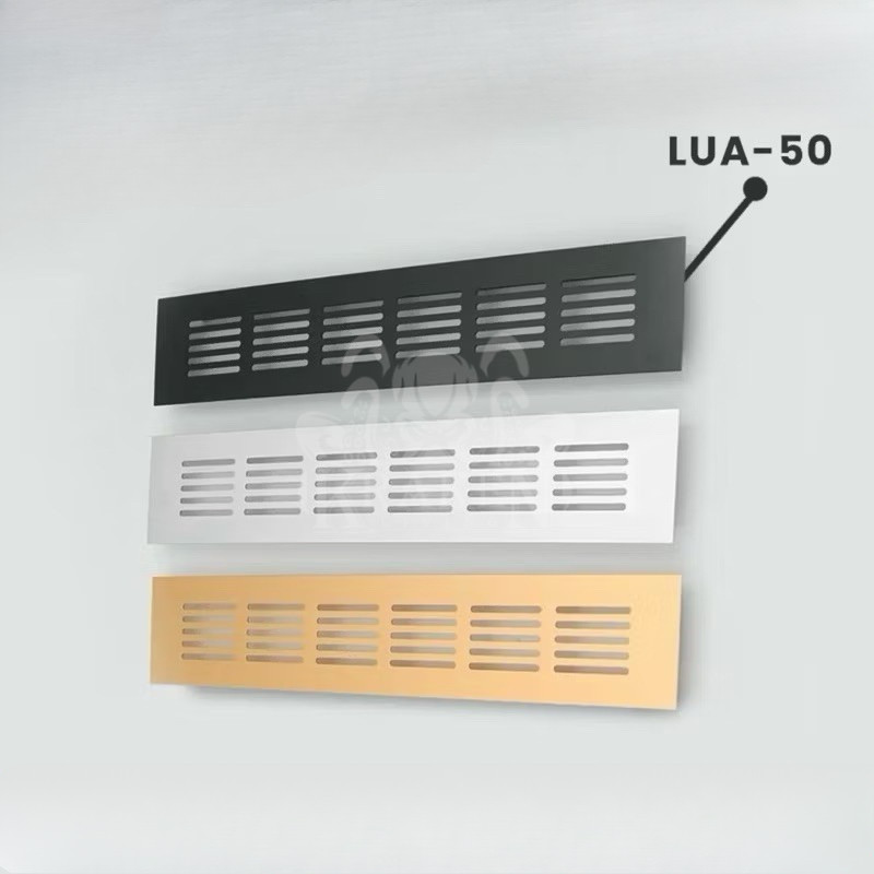 Lubang Hawa / Lobang Ventilasi / Saringan Angin Kotak Alumunium Anodize Black