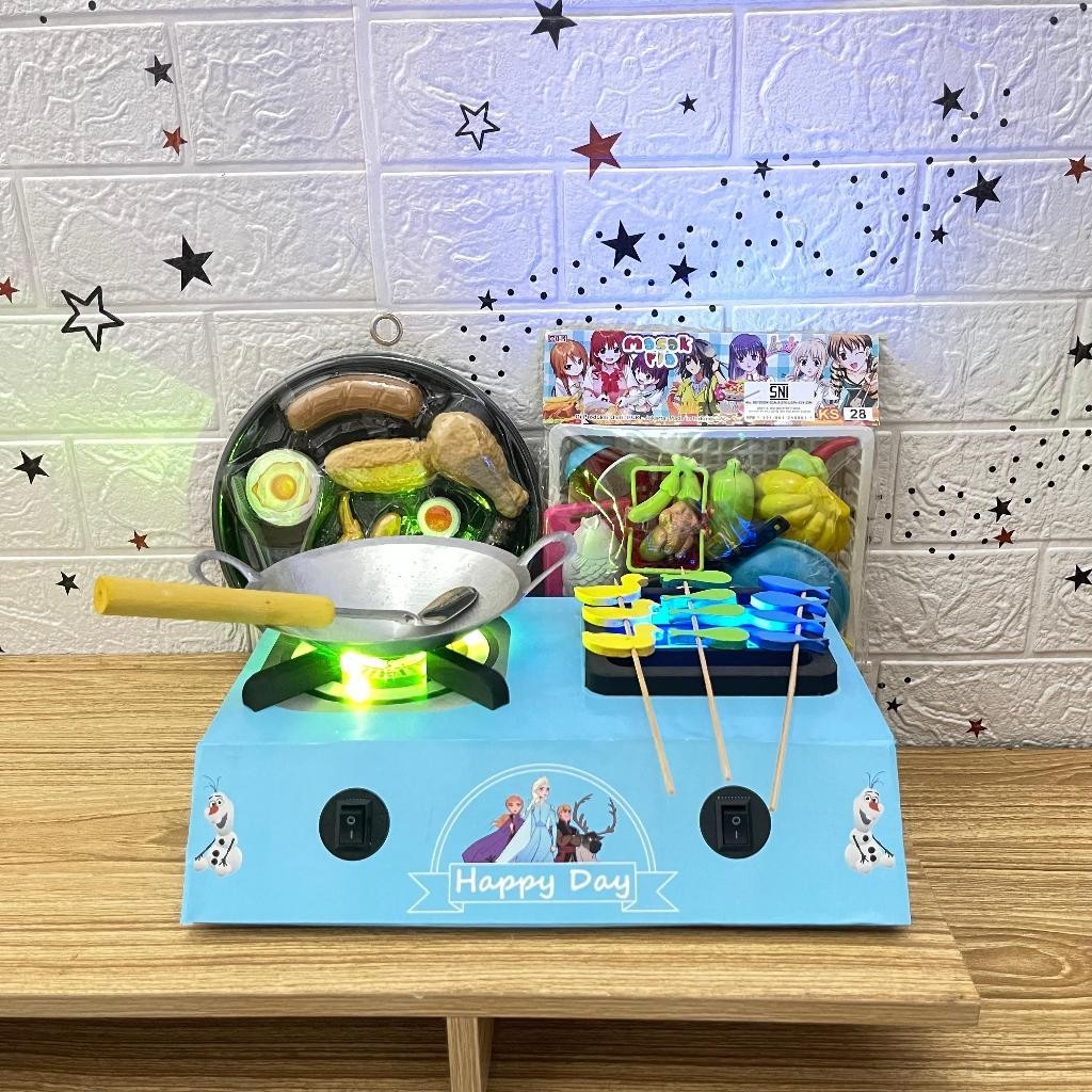 Kompor Mainan Led / Kompor Mainan Anak / Kompor Anak Bisa Nyala