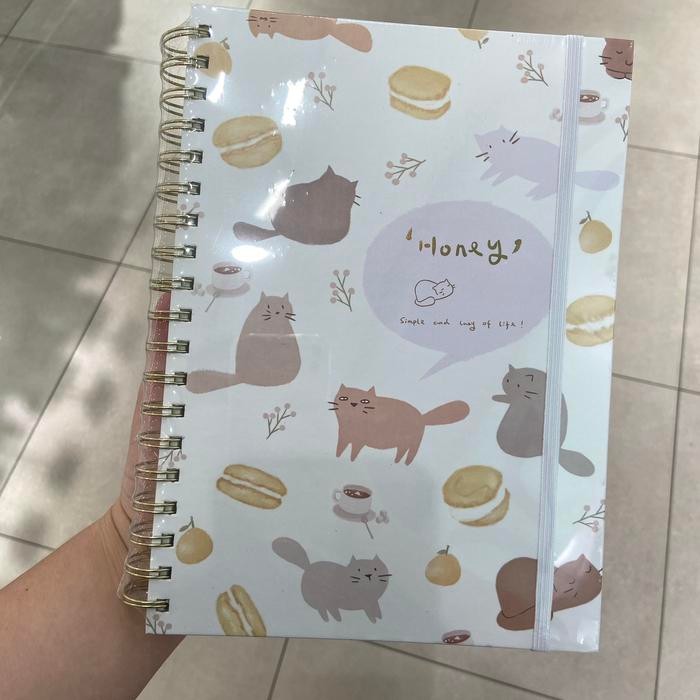

Mikirei Cartoon kitty series B5 notebook - Kuning